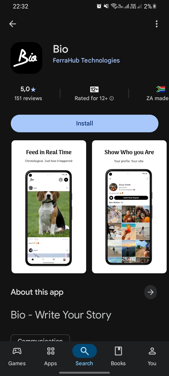 Bio app